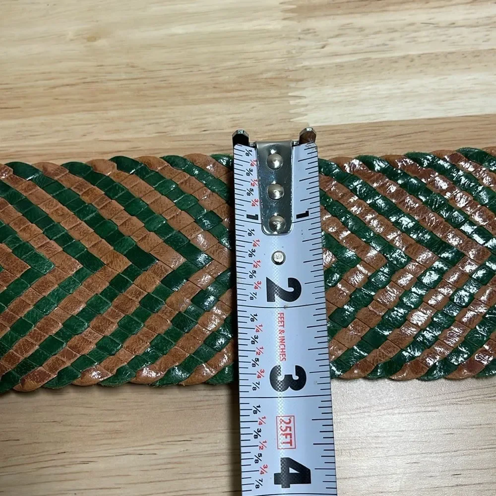Vince Camuto Vintage  Wide Genuine Leather  XS Belt.